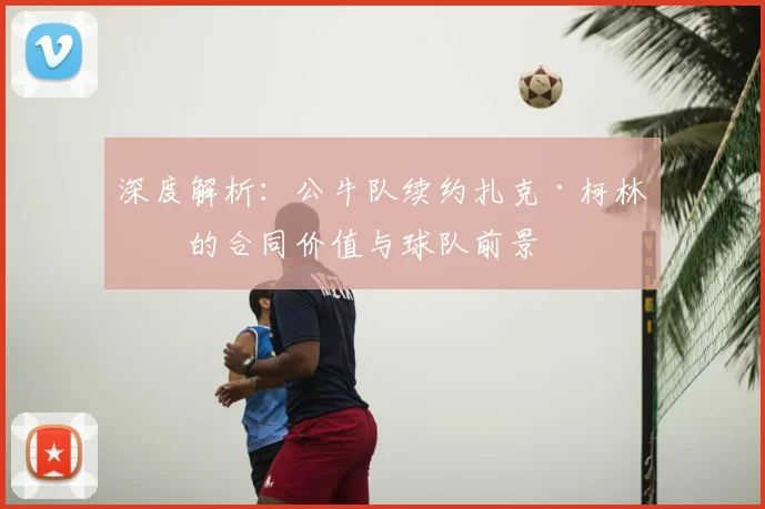 深度解析：公牛队续约扎克·柯林斯的合同价值与球队前景